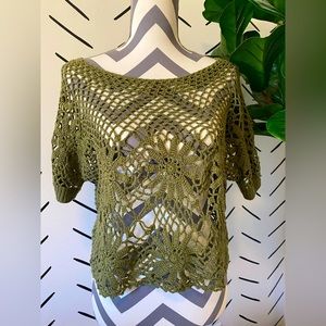 Forever 21 Knit Olive Top